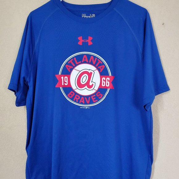 atlanta braves under armour shirt